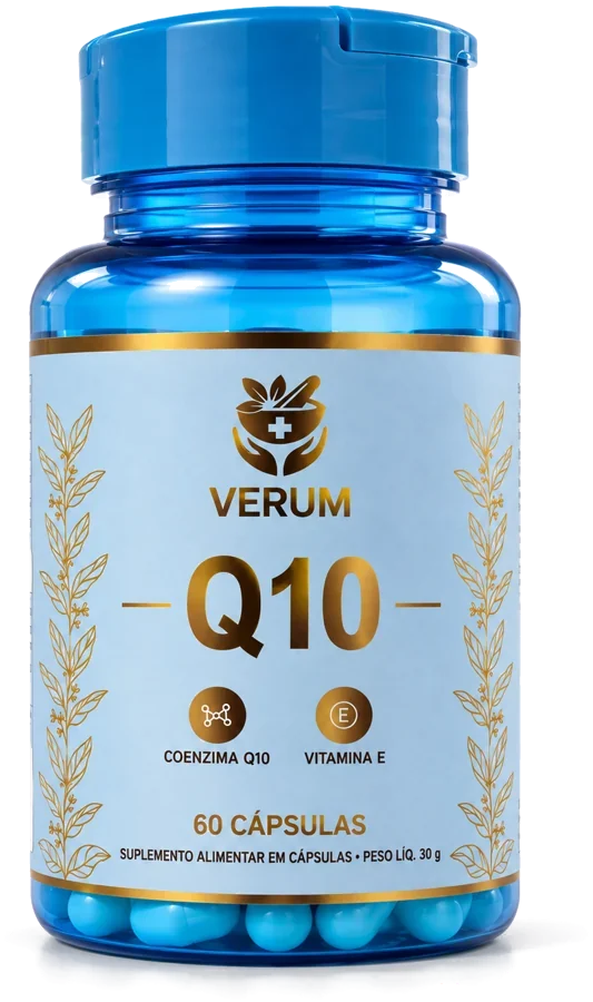 Frasco de Coenzima Q10 Verum